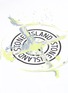  - STONE ISLAND - Compass Logo Print Crewneck T-shirt