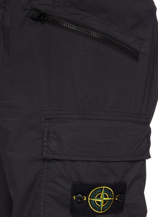  - STONE ISLAND - Garment dyed cargo pocket tela shorts