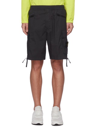 Main View - Click To Enlarge - STONE ISLAND - Garment dyed cargo pocket tela shorts