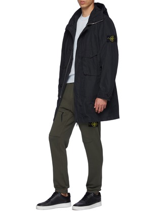 Figure View - Click To Enlarge - STONE ISLAND - Garment-dyed sweater