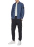 Figure View - Click To Enlarge - STONE ISLAND - 'Tela Parachute' garment dyed tapered cargo pants