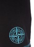  - STONE ISLAND - Contrast Seam Embroidered Logo Sweatshorts