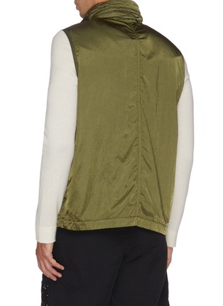 Back View - Click To Enlarge - STONE ISLAND - Garment dyed cargo pocket vest
