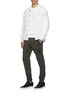 Figure View - Click To Enlarge - STONE ISLAND - Garment-dyed canvas shirt
