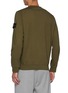 Back View - Click To Enlarge - STONE ISLAND - Cotton jersey sweatshirt