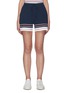 Main View - Click To Enlarge - THOM BROWNE  - Double cricket stripe shorts