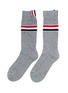 Main View - Click To Enlarge - THOM BROWNE  - Tricolour stripe cotton socks