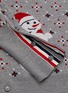  - THOM BROWNE  - Patterned snowman wool sweater