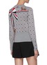 Back View - Click To Enlarge - THOM BROWNE  - Patterned snowman wool sweater