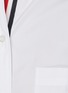 Detail View - Click To Enlarge - THOM BROWNE  - Point collar shirt dress