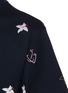  - THOM BROWNE  - Floral embroidered boxy T-shirt