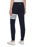 Back View - Click To Enlarge - THOM BROWNE  - Bar stripe drawstring waist jogging pants