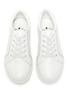 Figure View - Click To Enlarge - WINK - Caramello Toddlers/Kids Beaded Leather Sneakers