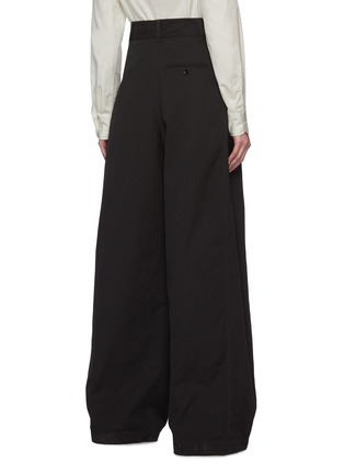Back View - Click To Enlarge - LEMAIRE - Wide leg belted military pants