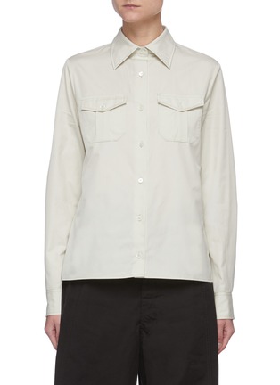 Main View - Click To Enlarge - LEMAIRE - Chest pocket shirt