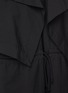 Detail View - Click To Enlarge - LEMAIRE - Drawstring Waist Drape Front Sleeveless Foulard Dress