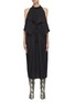 Main View - Click To Enlarge - LEMAIRE - Drawstring Waist Drape Front Sleeveless Foulard Dress