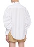 Back View - Click To Enlarge - ALEXANDER MCQUEEN - Gathered Balloon Sleeve Point Collar Shirt