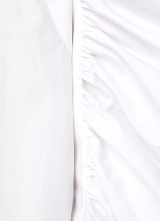 Detail View - Click To Enlarge - ALEXANDER MCQUEEN - Gathered Balloon Sleeve Shift Shirt Dress