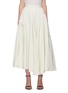 Main View - Click To Enlarge - ALEXANDER MCQUEEN - Flared Asymmetric Hem Pleated Maxi Skirt