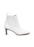 Main View - Click To Enlarge - LOEWE - Block Heel Leather Insert Chelsea Boots