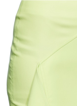 Detail View - Click To Enlarge - NOHKE - Asymmetric draped front skirt