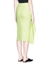 Back View - Click To Enlarge - NOHKE - Asymmetric draped front skirt