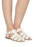 Figure View - Click To Enlarge - GABRIELA HEARST - Lynn' leather fisherman sandals