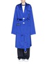 Main View - Click To Enlarge - CRES. E DIM. - 'Dreams' oversized patch satin trench coat