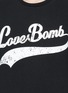 Detail View - Click To Enlarge - 73437 - 'Love Bomb' slogan print cotton T-shirt