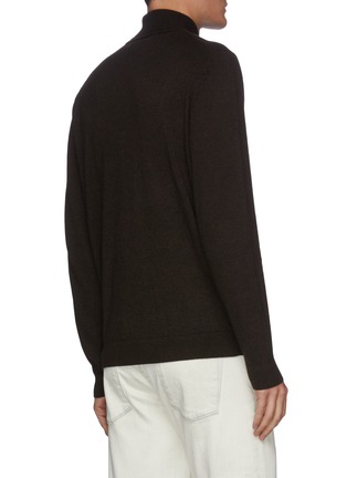 Back View - Click To Enlarge - DREYDEN - Turtleneck Cashmere Sweater