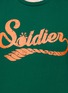 Detail View - Click To Enlarge - 73437 - 'Soldier' slogan print cotton T-shirt