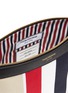 Detail View - Click To Enlarge - THOM BROWNE  - Tricolour stripe canvas toiletry pouch