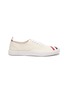 Main View - Click To Enlarge - THOM BROWNE  - Tricolour Stripe Low Top Heritage Sneakers