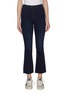Main View - Click To Enlarge - MOTHER - 'THE HUSTLER' Ankle Fray Crop Jeans