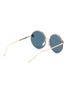 Figure View - Click To Enlarge - FOR ART'S SAKE - Knoty' round gold-toned metal frame sunglasses