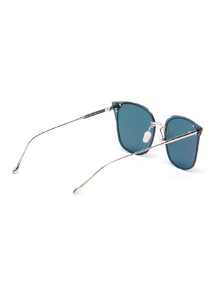 Safari' rimmed frame angular sunglasses 