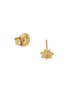 Detail View - Click To Enlarge - GAVIRIA - 'The Sun Tarot' 18k gold plated sterling silver single stud earring