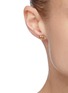 Figure View - Click To Enlarge - GAVIRIA - 'Give Me Love' gold plated sterling silver single stud earring