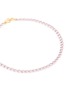 Detail View - Click To Enlarge - GAVIRIA - Hearts clasp 18K gold plated pink link chain necklace