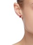 Figure View - Click To Enlarge - GAVIRIA - 18K gold plated sterling silver single drop stud earring