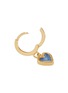 Detail View - Click To Enlarge - GAVIRIA - 'Wild Heart' 18K gold plated sterling silver single hoop earring