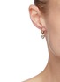Figure View - Click To Enlarge - GAVIRIA - 'Wild Heart' 18K gold plated sterling silver single hoop earring
