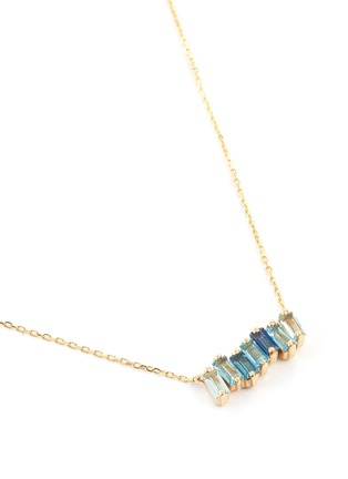 Detail View - Click To Enlarge - SUZANNE KALAN - 'Amalfi' topaz 14k gold necklace