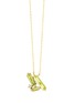 Main View - Click To Enlarge - SUZANNE KALAN - Horizontal cluster diamond peridot 14k gold necklace