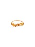 SUZANNE KALAN - 'Amalfi' diamond topaz citrine 14k gold ring