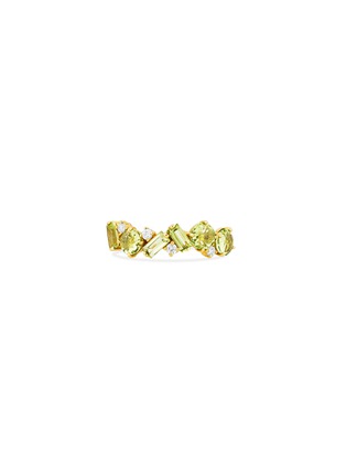 Main View - Click To Enlarge - SUZANNE KALAN - 'Amalfi' diamond peridot 14k gold ring