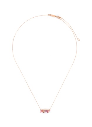 Main View - Click To Enlarge - SUZANNE KALAN - 'Amalfi' topaz 14k rose gold necklace