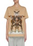 Main View - Click To Enlarge - BURBERRY - Abstract deer print T-shirt
