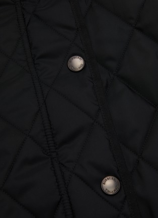  - BURBERRY - Fleece Collar Check Reversible Quilted Coat